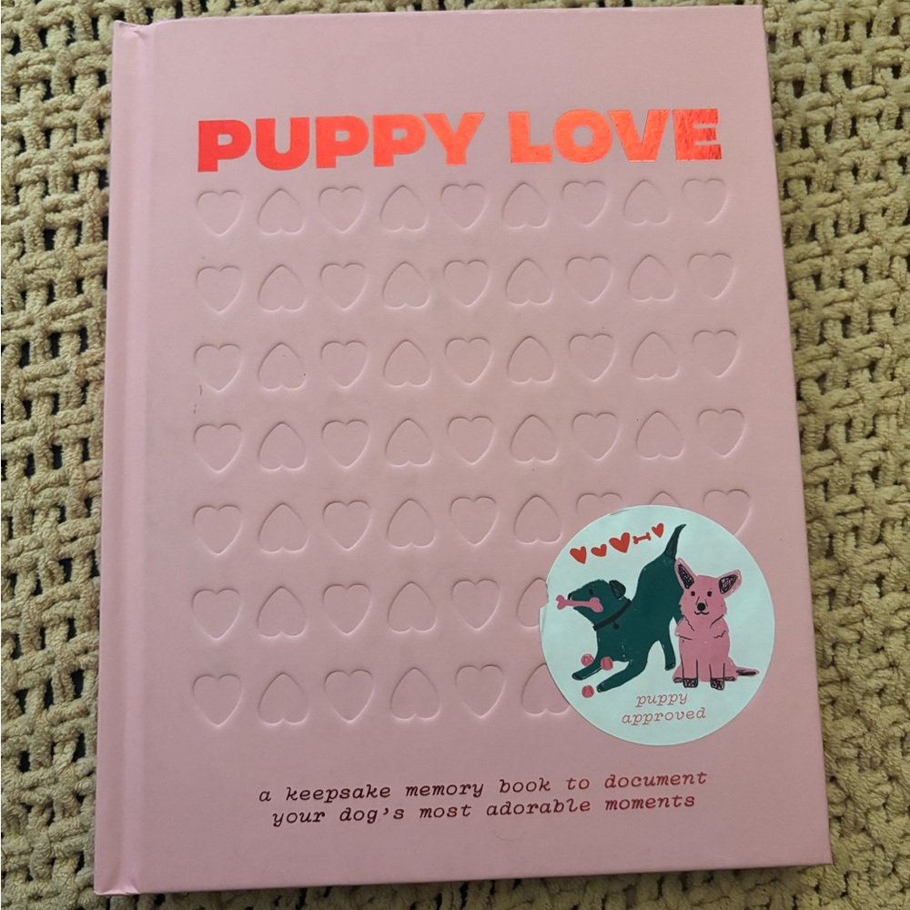 Puppy Love Keepsake Memory Book